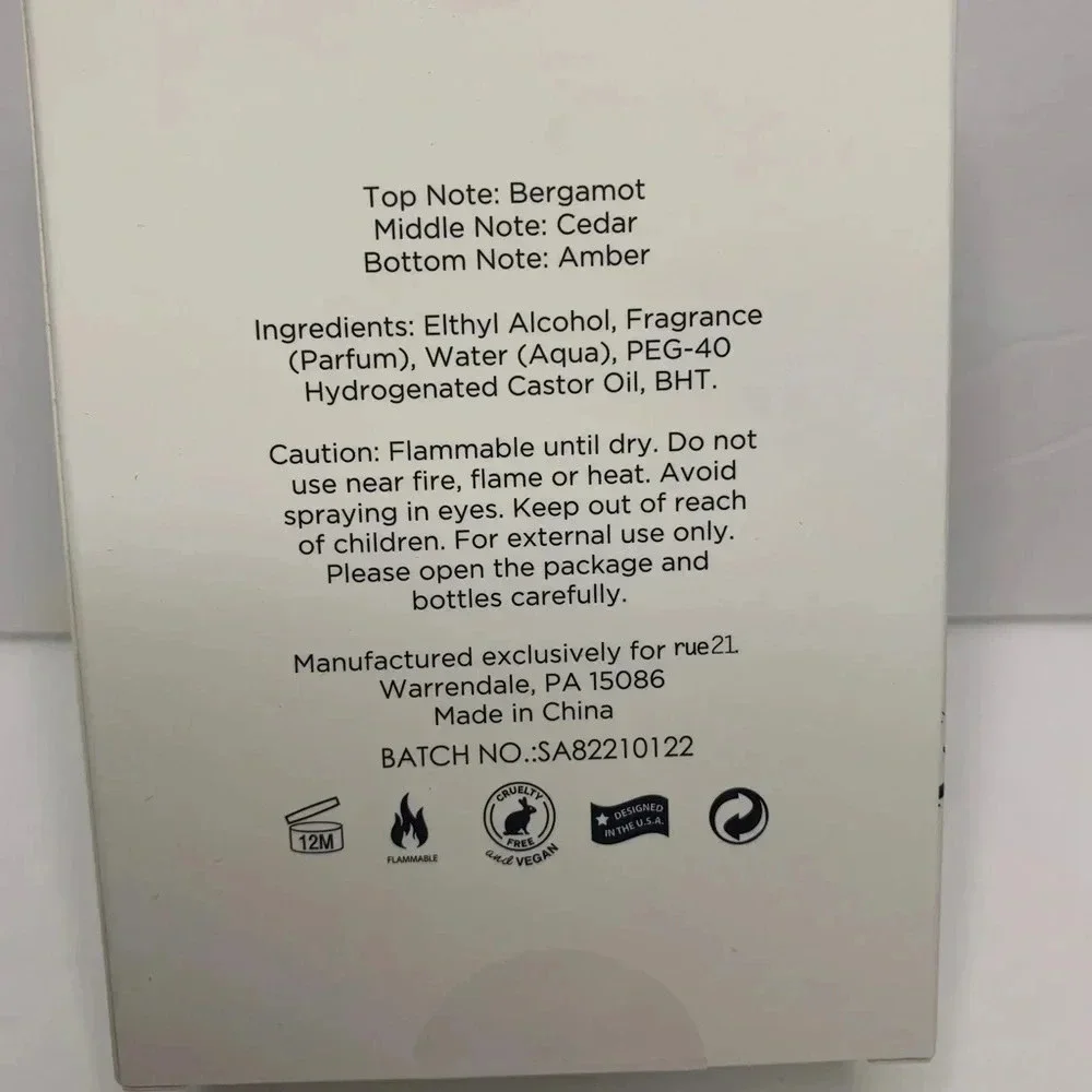 Rue21 Culture Fragrance 1.7 Fl. Oz. Discontinued Limited Edition New